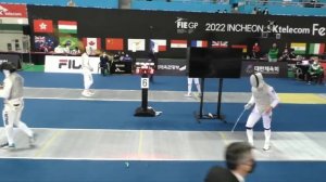 2022 145 T64 16 M F Individual Incheon KOR GP 6 CHOI HKG vs FOCONI ITA