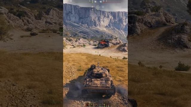 Skoda Т56 и АРТА. Остались только мы. Бой один на один. #shorts