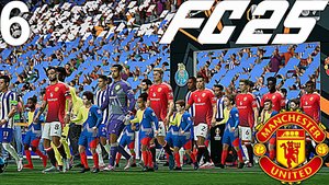 FC 25 КАРЬЕРА ЗА МАНЧЕСТЕР ЮНАЙТЕД #6 - МАТЧ С ПОРТУ и ХЁЙЛУНД БОРЕТСЯ С РОНАЛДУ ЗА МЕСТО В ОСНОВЕ!