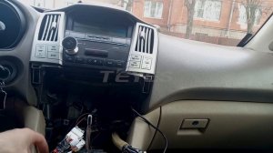 Установка магнитолы TEYES на Lexus RX300 RX330 RX350 RX400H Toyota harrier 2003-2009