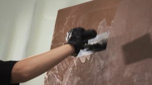 Нанесение декоративного покрытия "Замша" Raduga Decor
