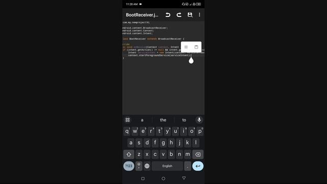 Automatically Start Android App on Boot using Sketchware - Background Service Project