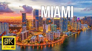 Miami Florida United States 4K Ultra HD Drone Footage 60 FPS