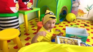 Руслан и Миньоны Грювитация | История для детей про вредные сладости | Ромарики