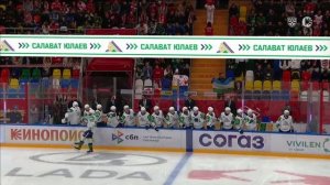 Матч Спартак - Салават Юлаев. Четвертый гол гостей.