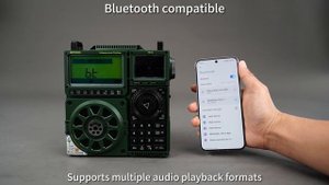 Retekess TR113 Full Band SW Receiver with SSB | APP Control | Antenna Tuner | Bluetooth 5.0