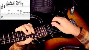 Hotel California. Хитрый момент на фразе 5:06 в соло. Разбор.