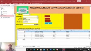 How to create a LAUNDRY Services Shop Management system Using Ms Access Databases