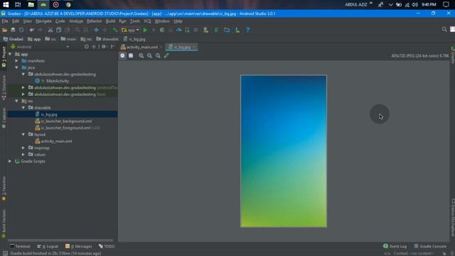 How to Create Gradient Background in Android Studio with XML смотреть онлайн