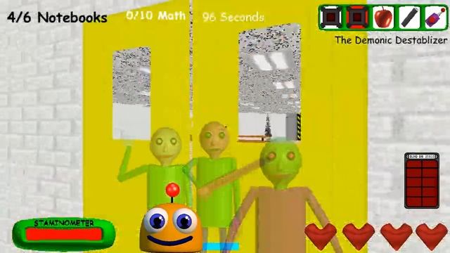 =77 ПЕРСОНАЖИ В ИГРЕ БАЛДИ?!! BBCCS 5 The Fresh School=(ХОРРОРИГРА)