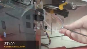 Zebra ZT410 Series Cutter Installation