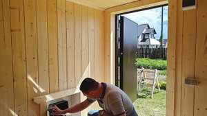 Каркасная баня 3х6