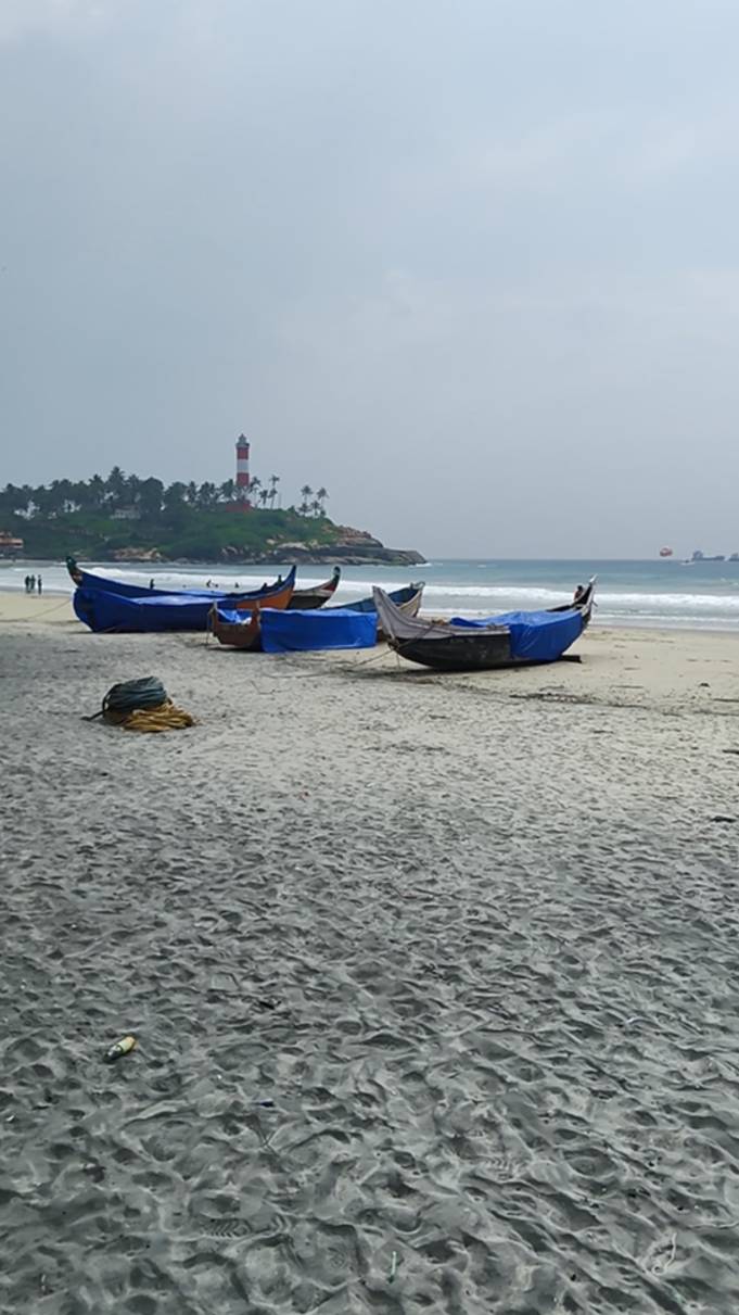 Пляж Ковалам (Kovalam beach) Индия штат Керала