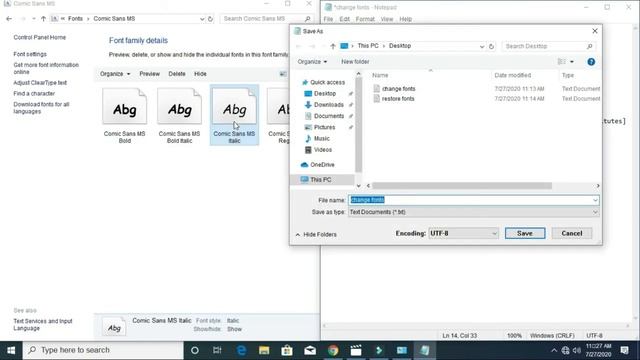 How to Change Font Style in Windows 10 | 11 | 7. without any Software.