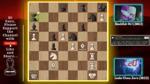 Superb Performance by Leela || Helpless Stockfish 14.1 || CCC16 Blitz Semifinal