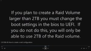 How to create a Raid Configuration using a Dell LSI 9361-8i Controller