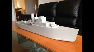 Building a simple RC Frigate from Balsa and Styrene