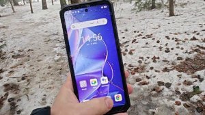 Blackview BL9000 pro под ливнем и градом.