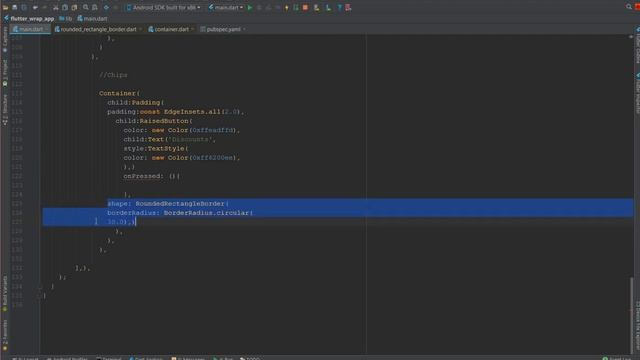 Flutter Tutorial - Flutter Wrap Widget