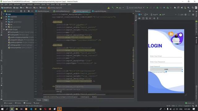 Beautiful Android Login Page with Source Code - Social Codia