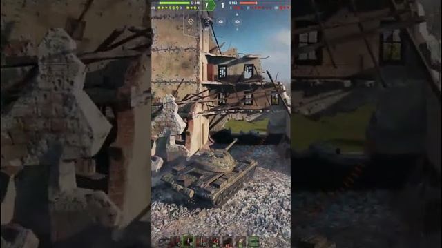 Grille 15 попал в меня через стенку World of Tanks #shorts смотреть онлайн