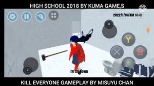 HIGH SCHOOL 2018 KILL EVERYONE GAMEPLAY || YANDERE SIMULATOR FANGAME
