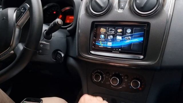 Dacia Sandero duster Carplay ve AndroidAuto Multimedya Tanıtımı (Grunding GX-3800)