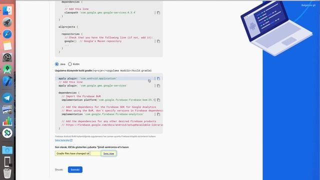 Flutter - 39. Android'e Firebase Ekleme