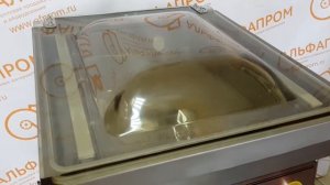 Процесс вакуумной упаковки рыбы с рассолом на вакуумной машине Hualian DZ-400 2T