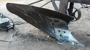 Испытание самодельного Плуга 1 корпус