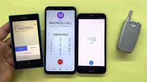 Mobile Calls Old Samsung A800 vs Nokia Lumia 520/ Honor 7A vs Xiaomi Redmi 9C/ Android vs Windows