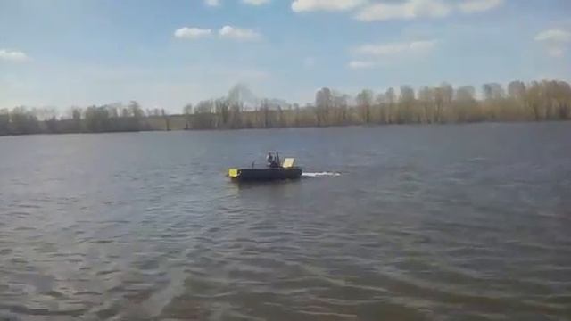 Новый винт первый заплыв.