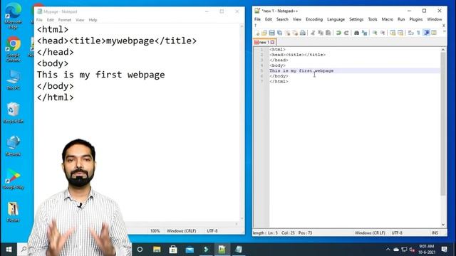 How to Download Notepad++,Install,Run | Difference Between Notepad & Notepad++ | Hindi |#htmlbasic4