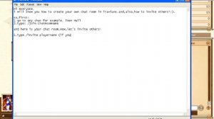 How to create your own chat room in Travians?Video