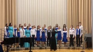 Меркнет уж день Хор 7 класса музыкальной школы