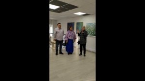 Открытие выставки художника Кравчука  Влада.