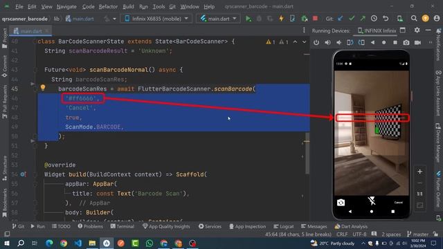 Flutter Barcode Scanner Package