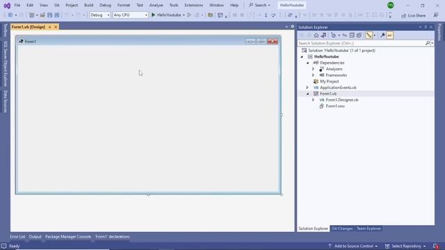 How To Create VB.NET Project In Visual Studio 2022 | Create A Visual Basic Project | Windows Forms