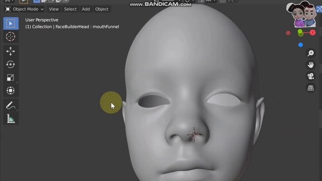#blender keentool facebuilder for blender.  blender tutorial.