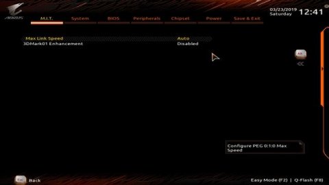 Gigabyte Z390 AORUS Ultra BIOS Overview