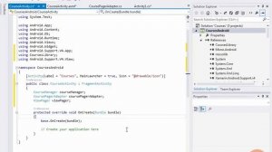 IOS & Android with Visual Studio 17 - Create the Swipe Navigation Activity