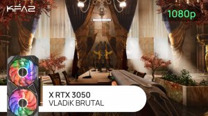 KFA2 X GeForce RTX 3050 Black | VLADiK BRUTAL | 1080p (Full HD) разрешение