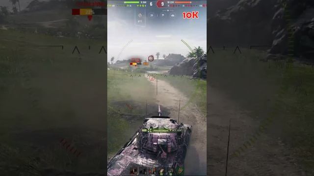 Leopard 1 10K Карта Затерянный рай#shorts #wot смотреть онлайн