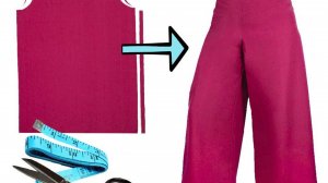 Как сшить простые брюки, не обращаясь к портному!🧵✂️