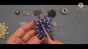 Обзор материалов для плетения украшения из бисера Парад Планет.