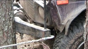 Ладога 2012. Как быстро выправить силовой бампер на Ниве.