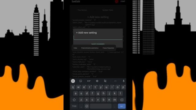 MELHORES COMANDOS SETEDIT  REGEDIT MOBILE  MACRO MOBILE SET EDIT