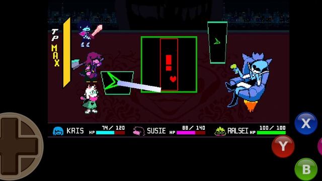 Deltarune Chapter 2 Queen Boss Battle on Android смотреть онлайн
