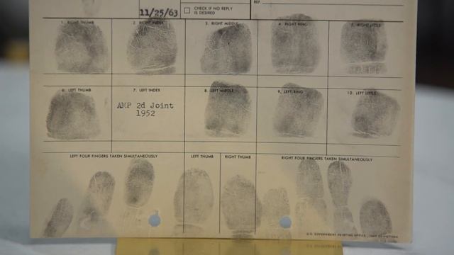 Fingerprints of Lee Harvey Oswald assassin Jack Ruby are up for auction