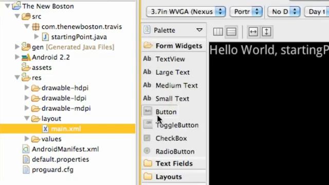 Android Application Development Tutorial   005   Overview of Project and Adding Folders